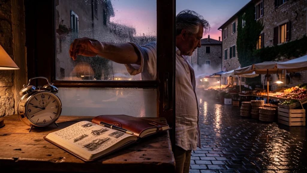 Réveil à 6 h pour les marchés, habitude matinale d’un voyageur auteur de 53 ans